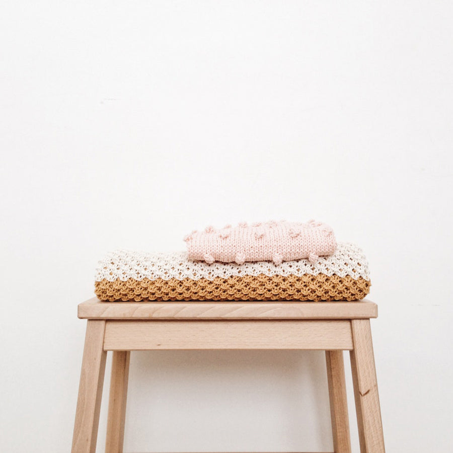 Couverture tricotée